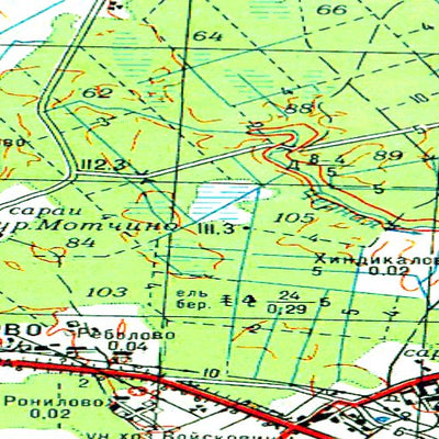 Avenza Systems Inc. Soviet Genshtab - o35-024 - Russia digital map