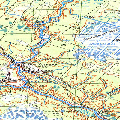 Avenza Systems Inc. Soviet Genshtab - o35-035 - Russia digital map