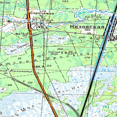 Avenza Systems Inc. Soviet Genshtab - o35-036 - Russia digital map