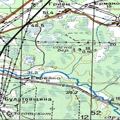 Avenza Systems Inc. Soviet Genshtab - o35-044 - Russia digital map