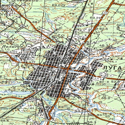 Avenza Systems Inc. Soviet Genshtab - o35-048 - Russia digital map