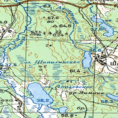 Avenza Systems Inc. Soviet Genshtab - o35-057 - Russia digital map