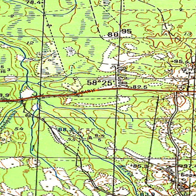 Avenza Systems Inc. Soviet Genshtab: o35-058-3 digital map