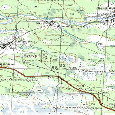 Avenza Systems Inc. Soviet Genshtab - o35-059 - Russia digital map