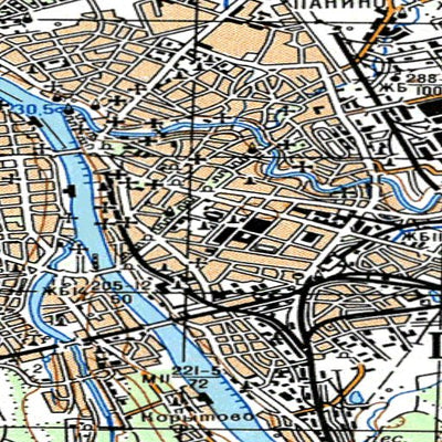 Avenza Systems Inc. Soviet Genshtab - o35-081 - Russia digital map