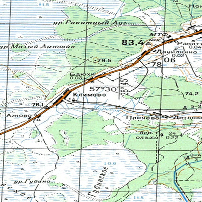 Avenza Systems Inc. Soviet Genshtab - o35-094 - Russia digital map