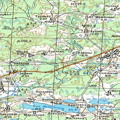 Avenza Systems Inc. Soviet Genshtab - o35-107--(1984) - Russia digital map