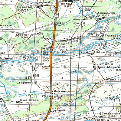 Avenza Systems Inc. Soviet Genshtab - o35-108--(1990) - Russia digital map