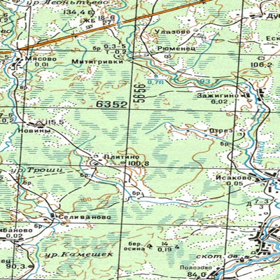 Avenza Systems Inc. Soviet Genshtab - o35-108--(1990) - Russia digital map