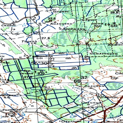 Avenza Systems Inc. Soviet Genshtab - o35-121--(1982) - Lithuania digital map