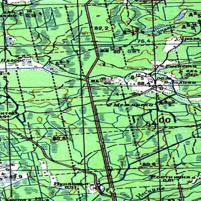 Avenza Systems Inc. Soviet Genshtab - o35-123--(1982) - Lithuania digital map