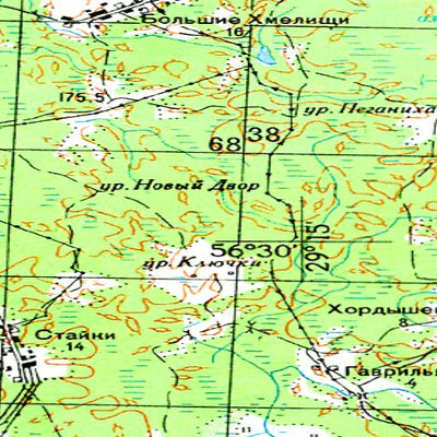 Avenza Systems Inc. Soviet Genshtab - o35-131 - Russia digital map