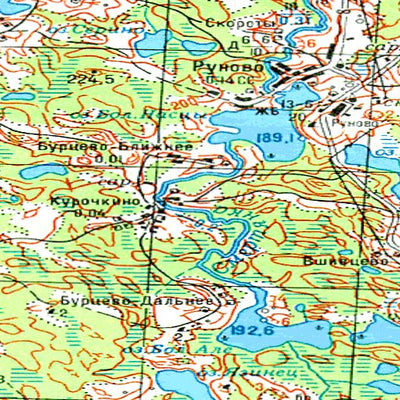 Avenza Systems Inc. Soviet Genshtab - o35-132 - Russia digital map