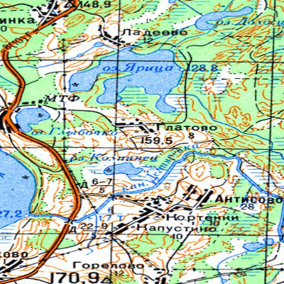 Avenza Systems Inc. Soviet Genshtab - o35-141--(1978) - Russia digital map