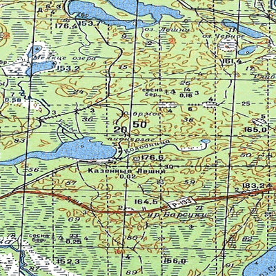 Avenza Systems Inc. Soviet Genshtab - o35-143--(1990) - Russia digital map
