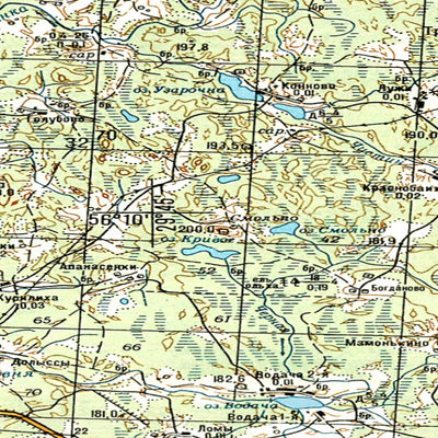 Avenza Systems Inc. Soviet Genshtab - o35-144--(1984) - Russia digital map