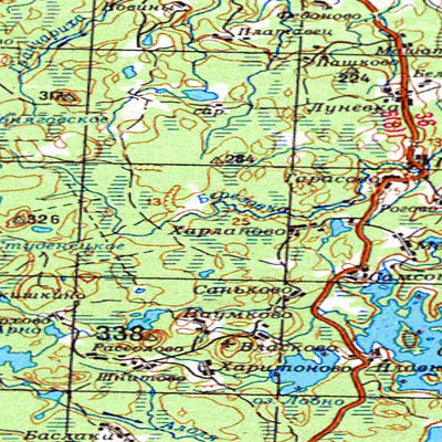 Avenza Systems Inc. Soviet Genshtab - o35-30 - Russia digital map