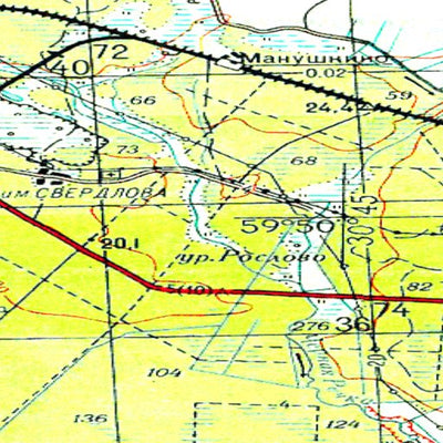 Avenza Systems Inc. Soviet Genshtab - o36-002 - Russia digital map