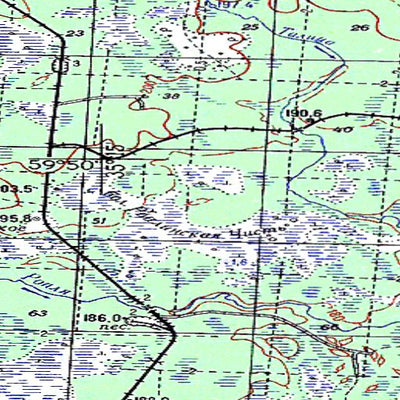 Avenza Systems Inc. Soviet Genshtab - o36-011 - Russia digital map