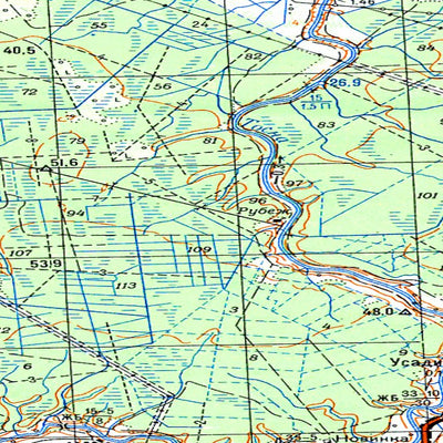 Avenza Systems Inc. Soviet Genshtab - o36-014 - Russia digital map