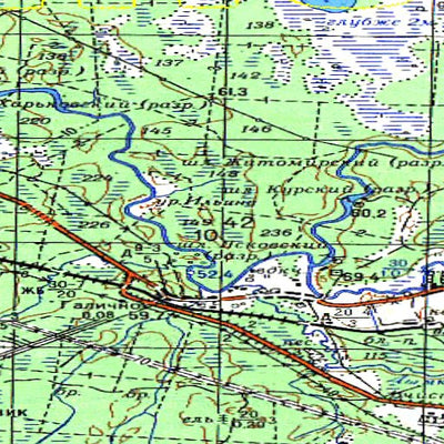 Avenza Systems Inc. Soviet Genshtab - o36-020 - Russia digital map