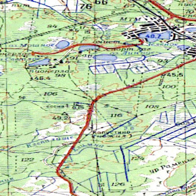 Avenza Systems Inc. Soviet Genshtab - o36-029 - Russia digital map