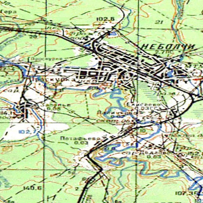 Avenza Systems Inc. Soviet Genshtab - o36-031 - Russia digital map