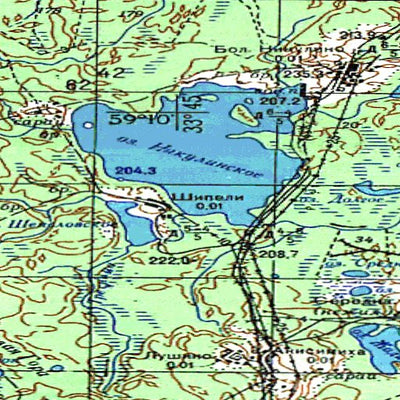Avenza Systems Inc. Soviet Genshtab - o36-032 - Russia digital map