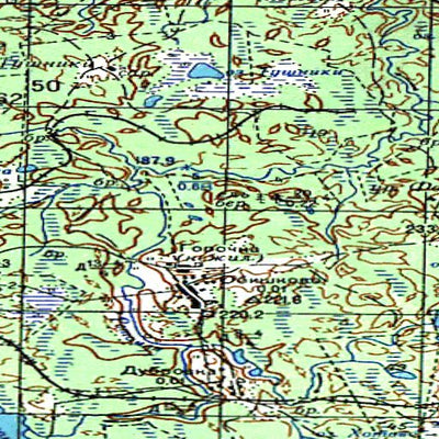 Avenza Systems Inc. Soviet Genshtab - o36-032 - Russia digital map