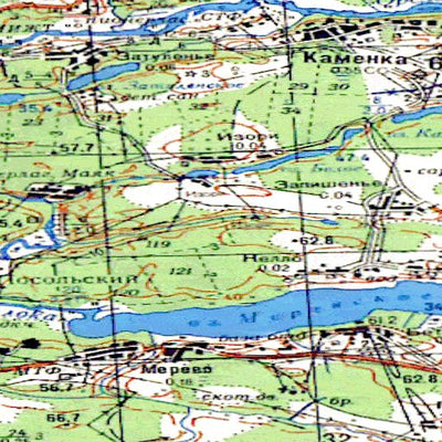 Avenza Systems Inc. Soviet Genshtab - o36-037 - Russia digital map