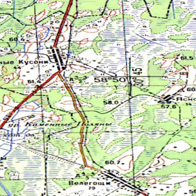 Avenza Systems Inc. Soviet Genshtab - o36-038 - Russia digital map