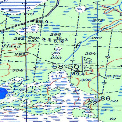 Avenza Systems Inc. Soviet Genshtab - o36-042 - Russia digital map