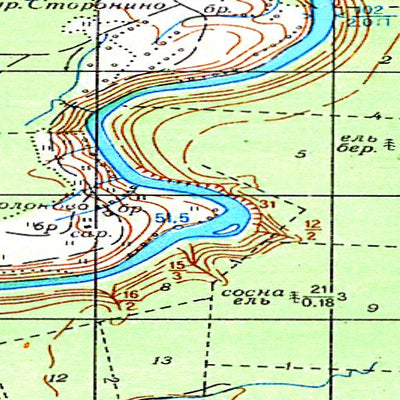 Avenza Systems Inc. Soviet Genshtab: o36-043-4 digital map