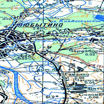 Avenza Systems Inc. Soviet Genshtab - o36-043 - Russia digital map