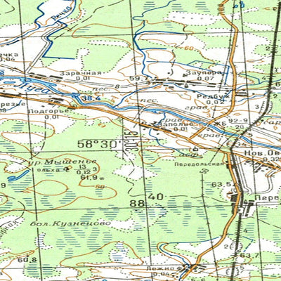 Avenza Systems Inc. Soviet Genshtab - o36-049--(1981) - Russia digital map