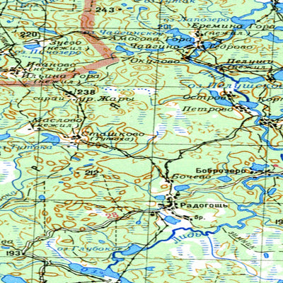 Avenza Systems Inc. Soviet Genshtab - o36-05 - Russia digital map