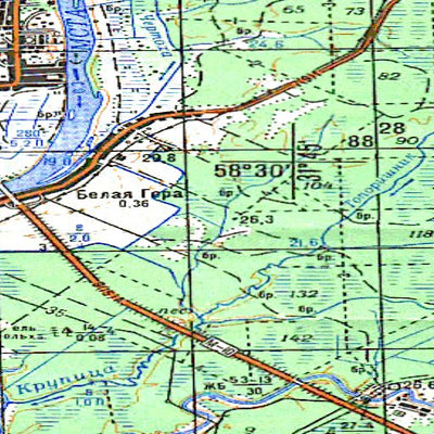 Avenza Systems Inc. Soviet Genshtab - o36-052 - Russia digital map