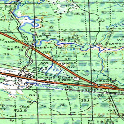 Avenza Systems Inc. Soviet Genshtab - o36-052 - Russia digital map