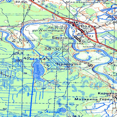 Avenza Systems Inc. Soviet Genshtab - o36-056 - Russia digital map