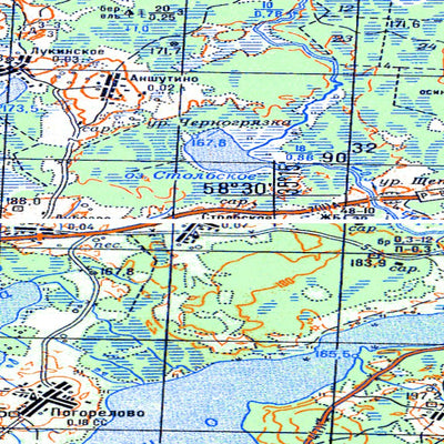 Avenza Systems Inc. Soviet Genshtab - o36-059 - Russia digital map