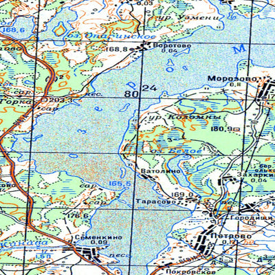 Avenza Systems Inc. Soviet Genshtab - o36-059 - Russia digital map