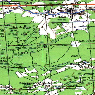 Avenza Systems Inc. Soviet Genshtab - o36-061 - Russia digital map