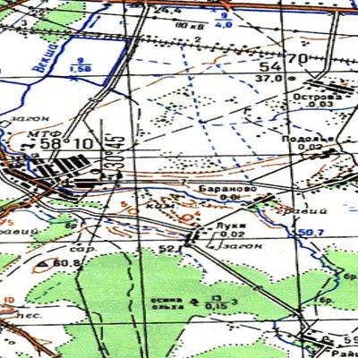 Avenza Systems Inc. Soviet Genshtab - o36-062 - Russia digital map