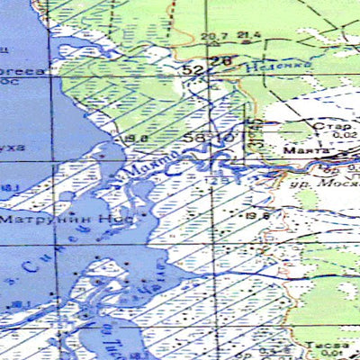 Avenza Systems Inc. Soviet Genshtab - o36-064 - Russia digital map