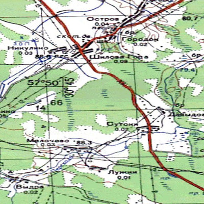 Avenza Systems Inc. Soviet Genshtab - o36-074 - Russia digital map