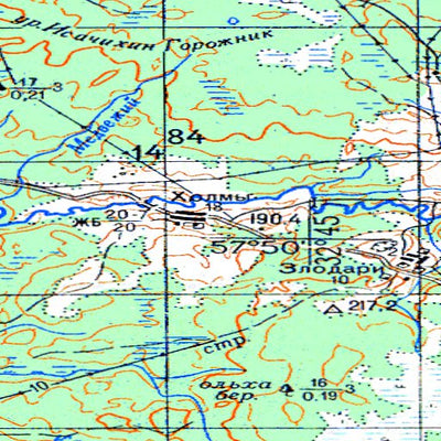 Avenza Systems Inc. Soviet Genshtab - o36-078 - Russia digital map