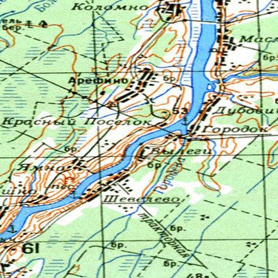 Avenza Systems Inc. Soviet Genshtab - o36-08 - Russia digital map