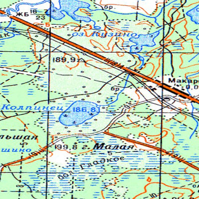 Avenza Systems Inc. Soviet Genshtab - o36-080 - Russia digital map