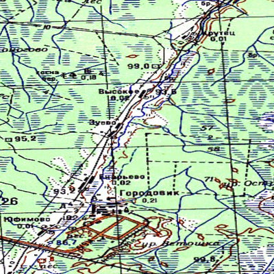 Avenza Systems Inc. Soviet Genshtab - o36-085 - Russia digital map