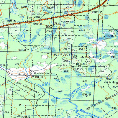 Avenza Systems Inc. Soviet Genshtab - o36-095 - Russia digital map